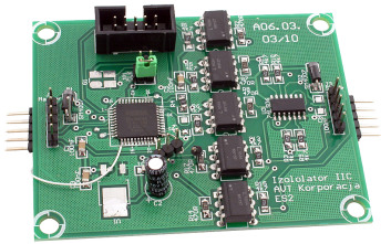 Izolator galwaniczny I2C (10 Mb/s)
