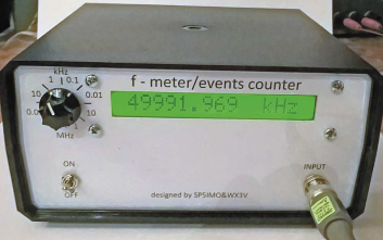 "Klocek" miernika częstotliwości albo licznik zdarzeń