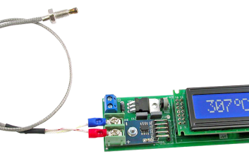 Termometr z termoparą i alarmem