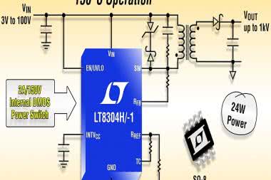 LT8304 - kontroler "H-grade" przetwornicy flyback