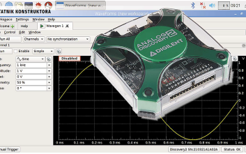 Laboratorium pomiarowe elektronika na bazie Raspberry Pi 3 oraz Analog Discovery 2