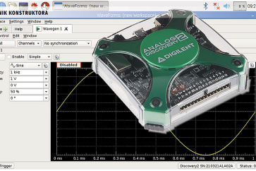 Laboratorium pomiarowe elektronika na bazie Raspberry Pi 3 oraz Analog Discovery 2