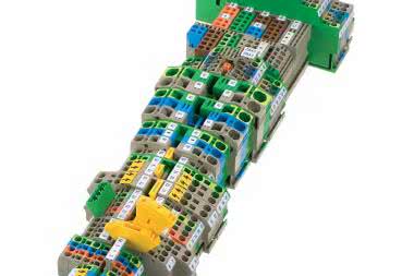 Wysokoprądowe złącza na szynę DIN