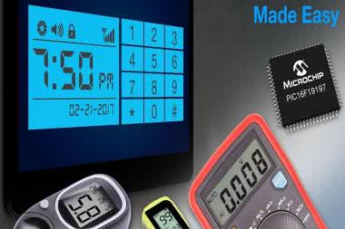 PIC16F19197 - mikrokontrolery ze sterownikiem LCD