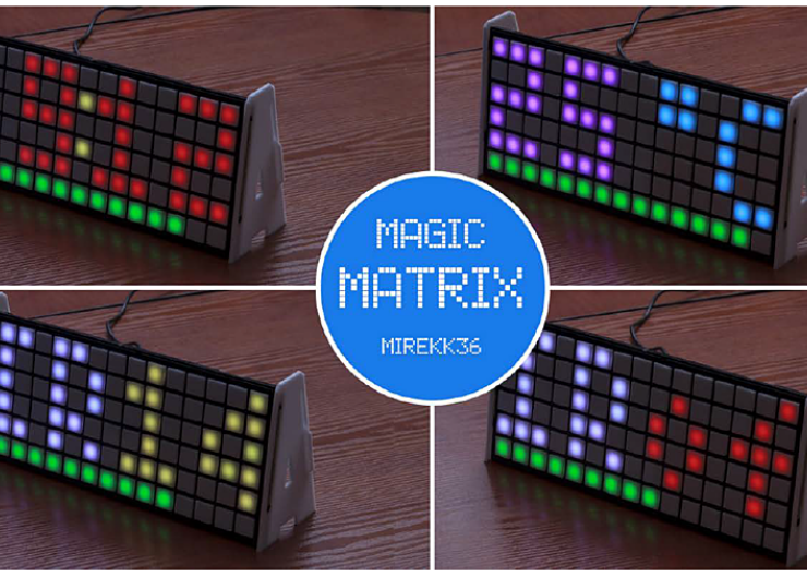 Magic Matrix (2). Budowa sterownika magicznie kolorowego wyświetlacza