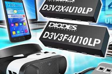 D3V3X4U10LP i D3V3F4U10LP - transile do ochrony przepięciowej interfejsów