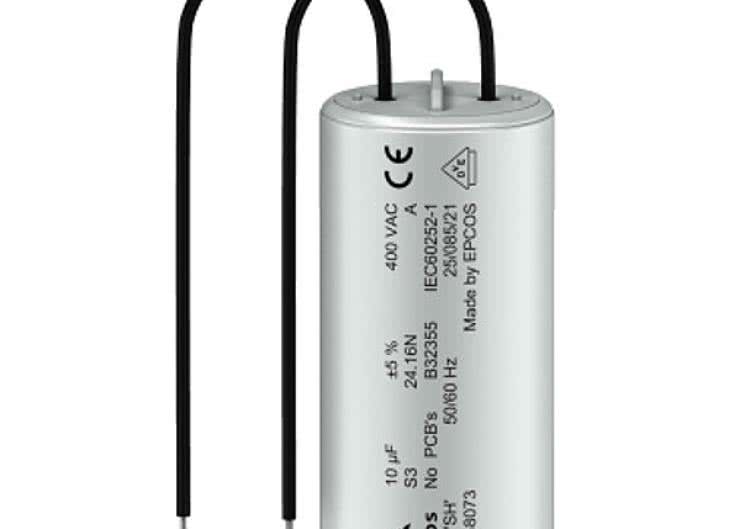 EPCOS MotorCap B32355Cx - kondensatory foliowe o pojemności 1,5...5 &micro;F