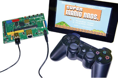 Emulator konsoli NES w systemie Linux na komputerze VisionSOM