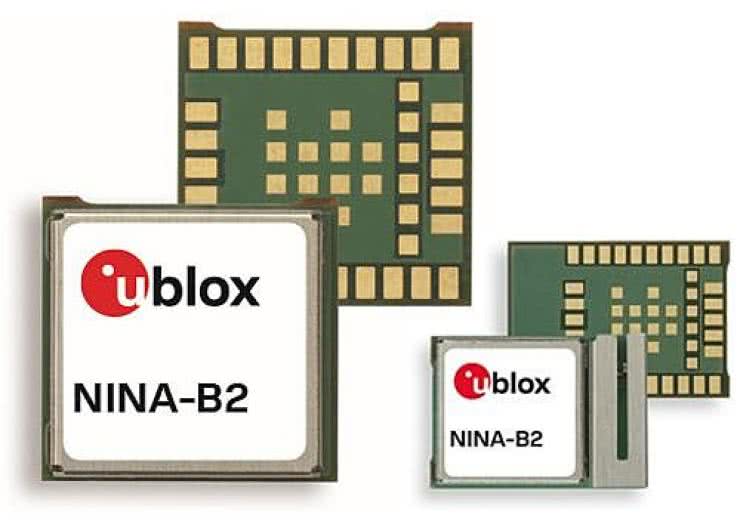 NINA-B2 - moduł Bluetooth 4.2 dual-mode do zastosowań przemysłowych
