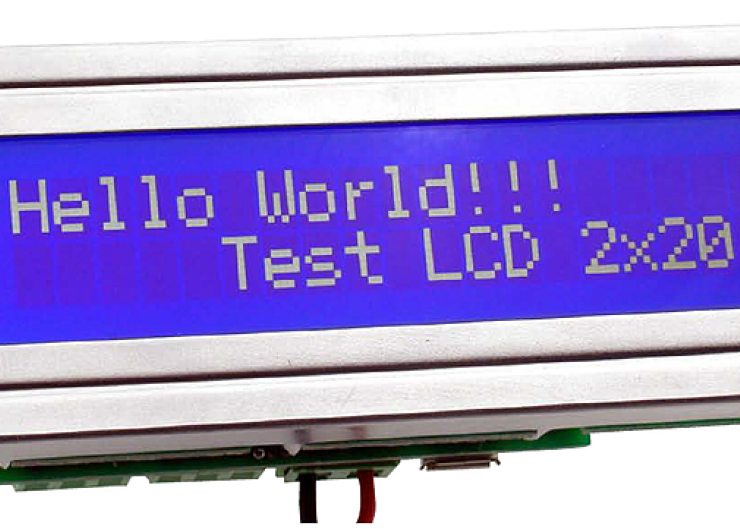 Sterownik wyświetlacza LCD z interfejsem szeregowym