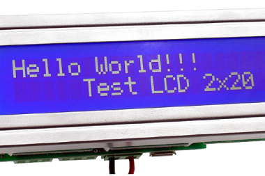 Sterownik wyświetlacza LCD z interfejsem szeregowym