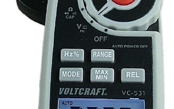 Multimetr z cęgowym pomiarem prądu Voltcraft VC-531