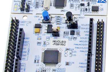 Nucleo-F091RC - zestaw startowy z mikrokontrolerem z rodziny STM32 (STM32F091)