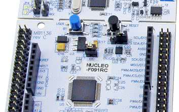 Nucleo-F091RC - zestaw startowy z mikrokontrolerem z rodziny STM32 (STM32F091)