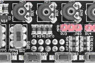 AudioDSP zestaw z procesorem Sigma DSP ADAU1701 (4). Obsługa GPIO