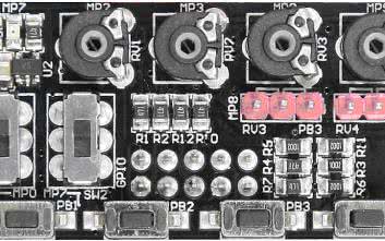 AudioDSP zestaw z procesorem Sigma DSP ADAU1701 (4). Obsługa GPIO