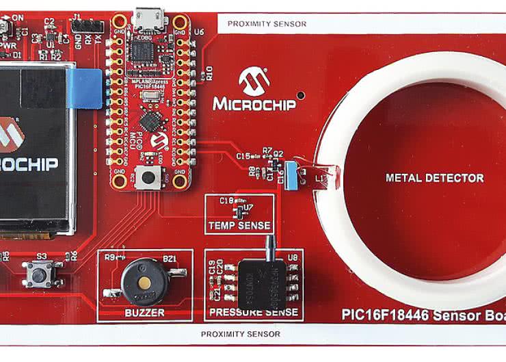 PIC16F18446 Sensor board