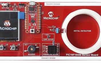 PIC16F18446 Sensor board