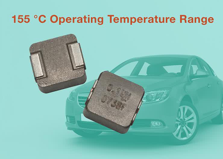 Samochodowe cewki SMD do pracy w temperaturze otoczenia do +155°C