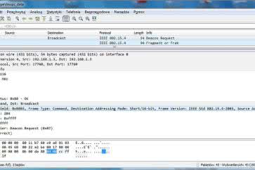 Systemy dla Internetu Rzeczy (14). Podglądanie ruchu w sieci radiowej z protokołem IEEE 802.15.4