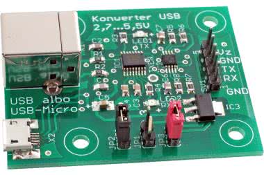 Konwerter USB-UART z ekstenderem
