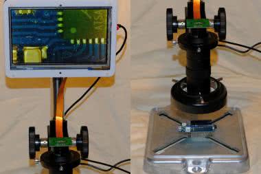 Mikroskop warsztatowy na bazie Raspberry Zero