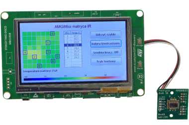 Prosta kamera termowizyjna na bazie matrycy IR typu AMG88xx