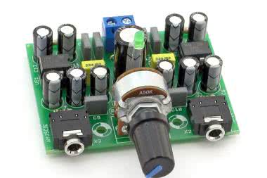 Wzmacniacz słuchawkowy AB 17Hz - 23kHz, AVT1024