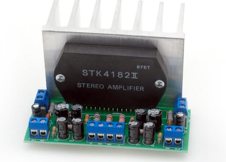 Wzmacniacz mocy 2x45W z STK4182, AVT1594