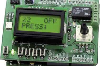 AVTduino miniLCD - miniaturowy panel operatora dla Arduino, AVT1722