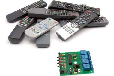 4-kanałowy przełącznik na podczerwień, AVT1815