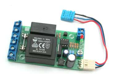 Sterownik wentylatora z czujnikiem wilgotności powietrza, AVT1855