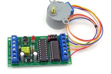 Sterownik unipolarnego silnika krokowego, AVT1985