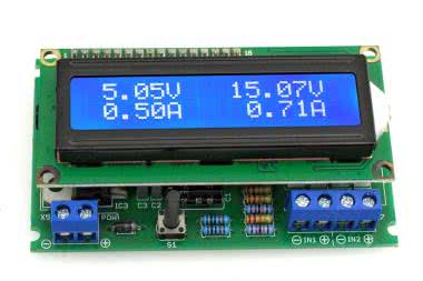 2-kanałowy multimetr panelowy, AVT5399