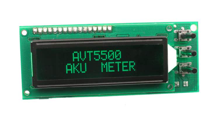 Miernik pojemności akumulatorów, AVT5500