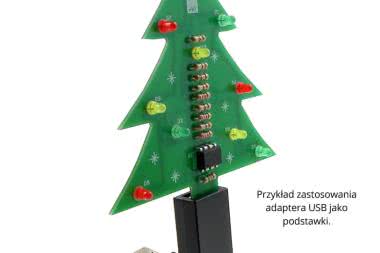 Choinka LED zasilana z USB, AVT5655