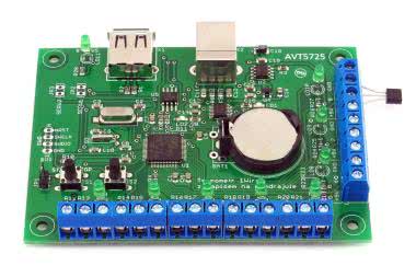 Przenośny rejestrator temperatury, AVT5725