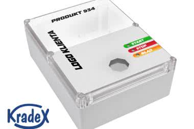 Usługi wraz z produktami z oferty Kradex - producenta obudów z tworzyw sztucznych dla elektroniki