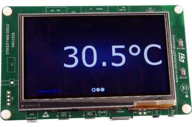 Termometr i termostat z układem LM75