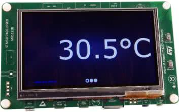 Termometr i termostat z układem LM75