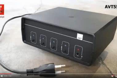 AVT5599 - Zdalnie sterowany włącznik 4-kanałowy