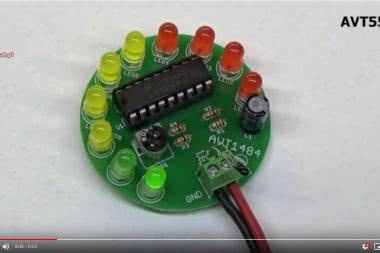 AVT1484 - Wskaźnik temperatury silnika