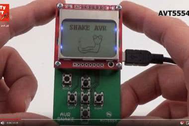 AVT5554 - Gra elektroniczna SNAKE