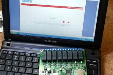 AVT5250 - KARTA PRZEKAŹNIKÓW STEROWANA PRZEZ INTERNET