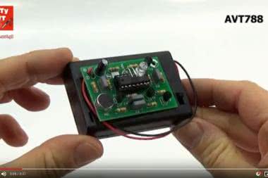 AVT788 - Lampka LED reagująca na klaśnięcie - Lampko-klask