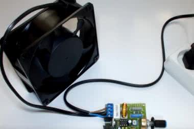 AVT1613 - REGULATOR OBROTÓW WENTYLATORA 230V Z SILNIKIEM INDUKCYJNYM