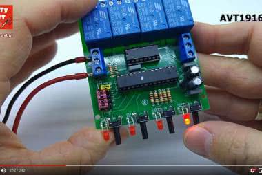 AVT1916 - Konfigurowalny przełącznik 4-kanałowy