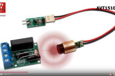 AVT1510 - Optyczna bariera laserowa