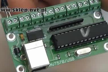 PL 0:00 / 1:07 AVT570/USB - 8-KANAŁOWY SYSTEM POMIARU TEMPERATURY Z USB