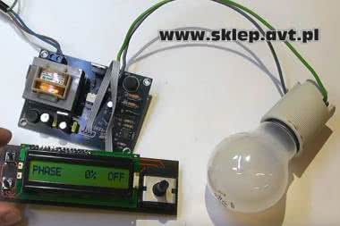 AVT2623 - UNIWERSALNY MIKROPROCESOROWY REGULATOR MOCY 230VAC